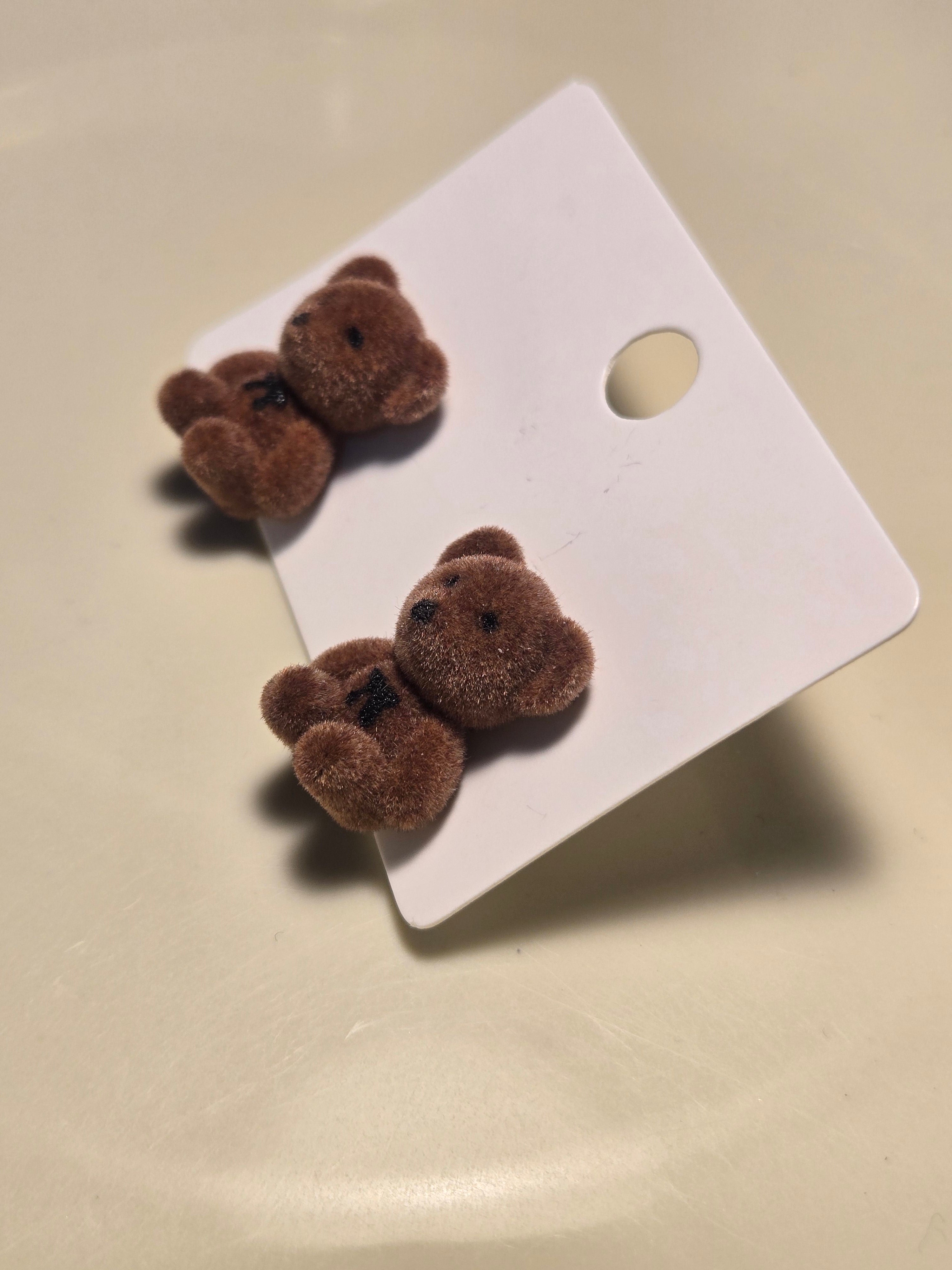 Teddy Bear Earring Stud