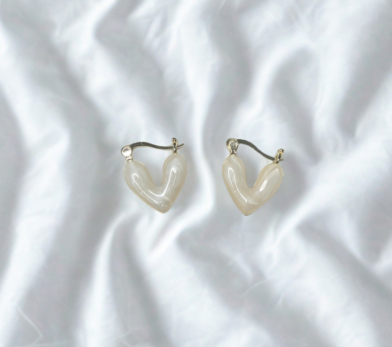 Heart Gold Plated Earrings