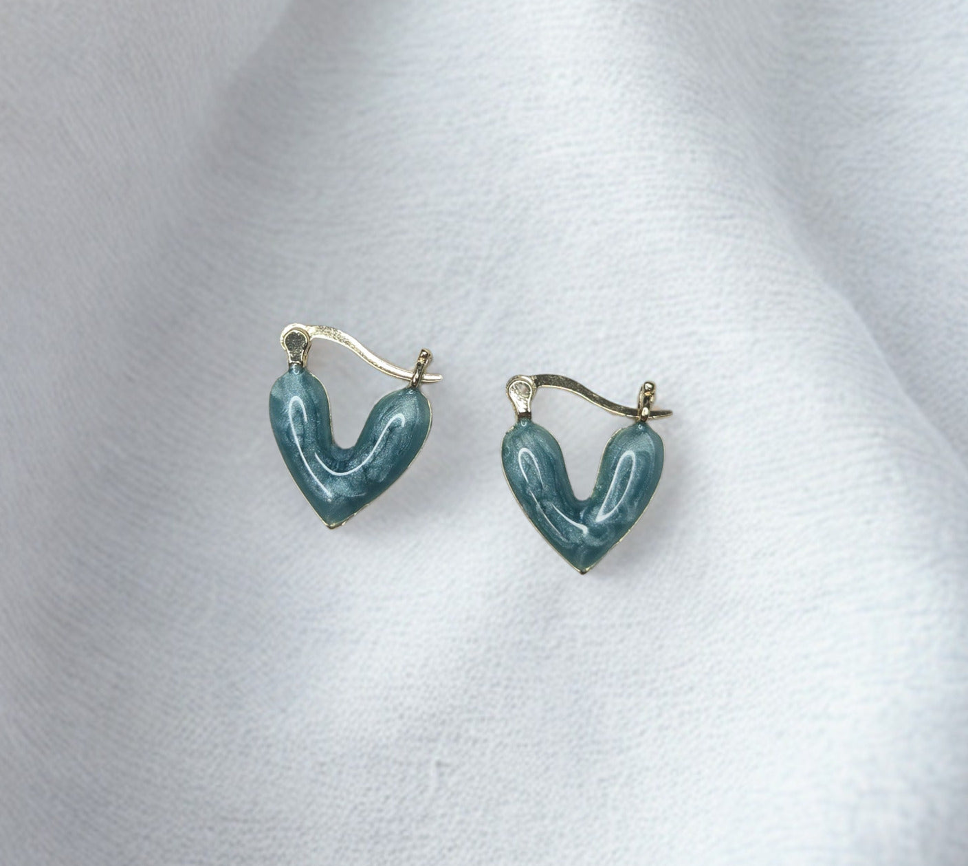 Heart Gold Plated Earrings
